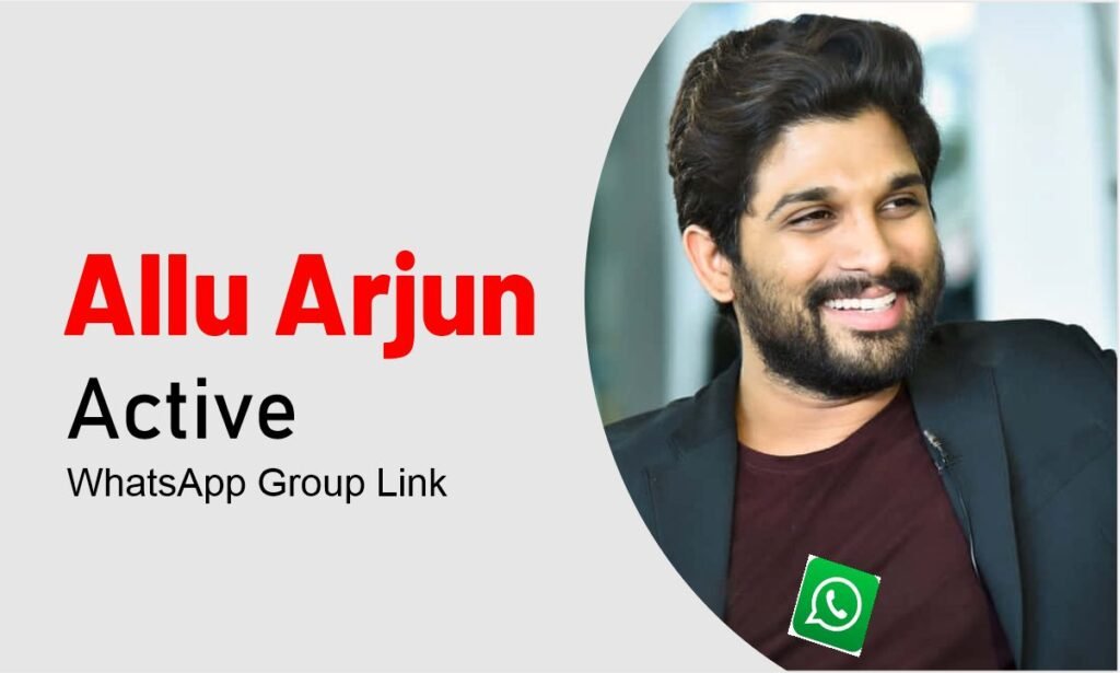 Allu Arjun WhatsApp Groups Links