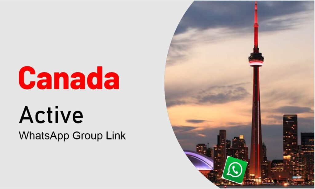 Canada Whatsapp Group Links