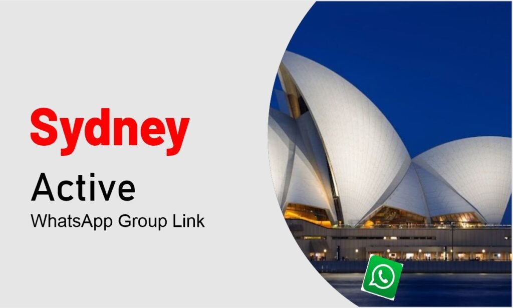 Sydney WhatsApp Group Links