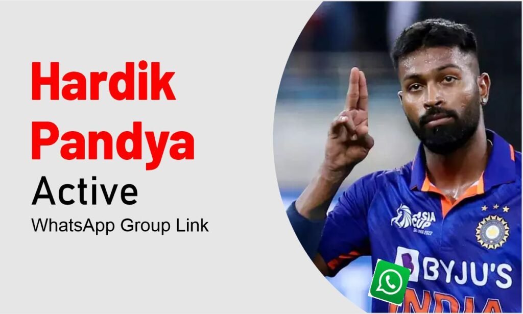 Hardik Pandya Fans WhatsApp Group Links